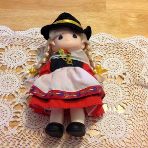 Precious Moments Doll by Samuel Butcher, likely vintage